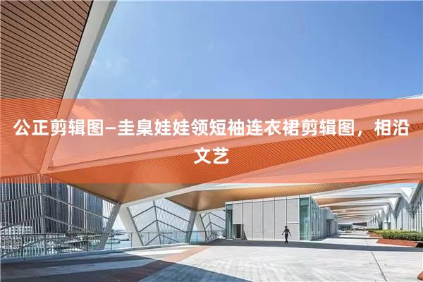 公正剪辑图—圭臬娃娃领短袖连衣裙剪辑图，相沿文艺