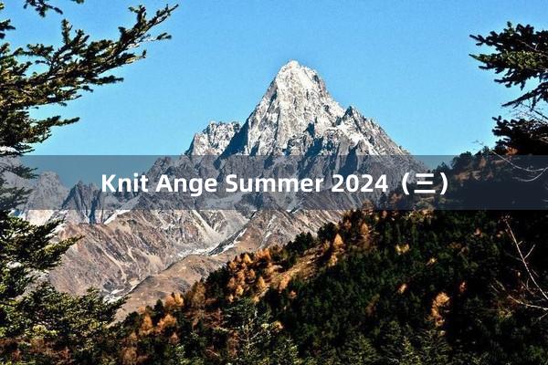 Knit Ange Summer 2024（三）