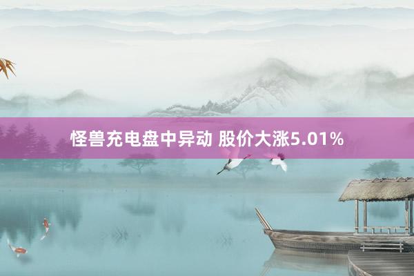 怪兽充电盘中异动 股价大涨5.01%